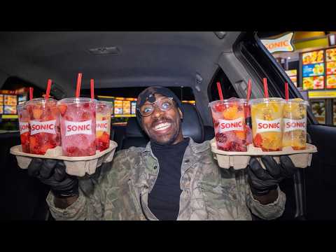 Trying All The New Sonic Refreshers