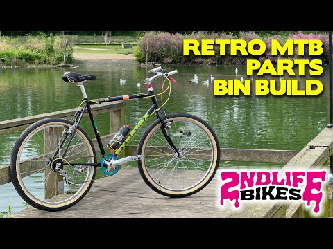 Restoration On A 1990s Raleigh Dynamix -  parts bin Commuter bike build vintage MTB