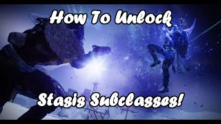 How To Get/Unlock Stasis Subclass Permanently In Beyond Light