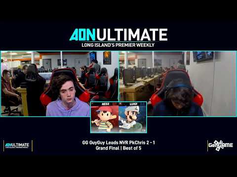 PkChris (Ness) vs GuyGuy (Luigi) | AON Ultimate #137 Grand Final