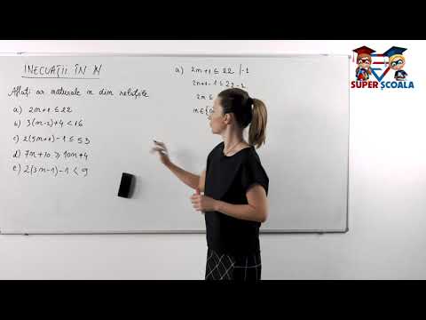 Clasa a V-a - Inecuații în N