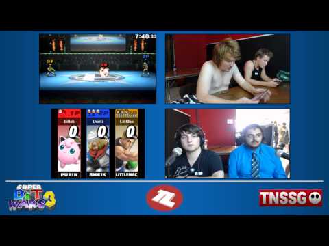 Super Bit Wars 3 Smash 3DS - TLOC Denti (Sheik) vs Justus (Little Mac) - Winners Bracket