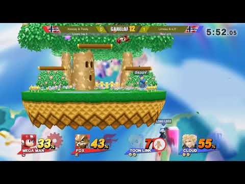 Garelaf 12 - Koocay & Tredq vs iLift & Lirnesu - Losers Top 8 - Smash 4