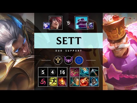 Sett Support vs Braum - EUW Master Patch 25.08
