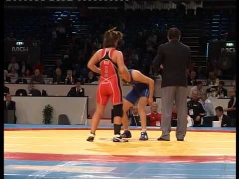 WC-2009 / Deanna Rix-Bettermann (USA) - Yulia Ratkevich (AZE) FW 59 kg 1/4 final