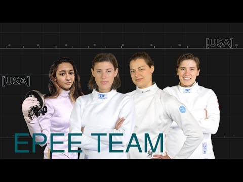 USA women's epee team // FIE team series