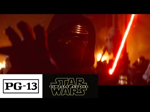 The Force Awakens is Rated PG-13