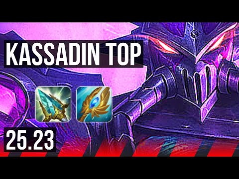 KASSADIN vs MORDEKAISER (TOP) | Rank 5 Kassadin | KR Master | 25.23