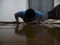 500 Push ups+30kg Dumbbell Floor press 腕立て500回+30㎏ダンベルフロアプレス