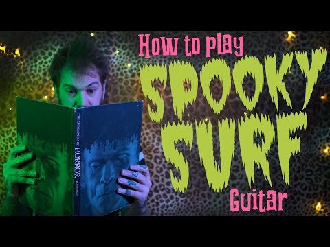 Spooky Surf Guitar - The Buzzards Claw Tutorial - X Ray Cat Trio