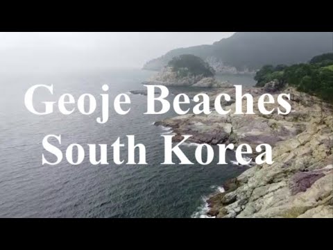 Beautiful Geoje beaches in South Korea. Drone Footage - Yasir Yousafzai