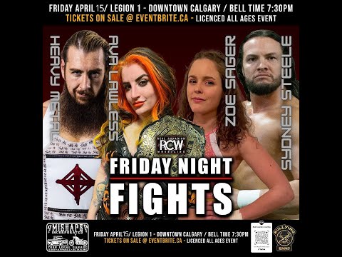 Zoë Sager & Sydney Steele vs Ava Lawles & Heavy Metal - RCW - April 15 2022