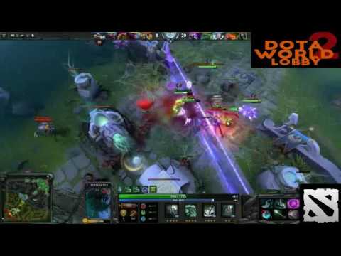 DOTA 2 Ranked Gameplay    OG Miracle  Tidehunter SOLO MID, Sick Ravage Combo   Highlights
