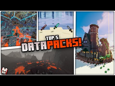 🟢 TOP 5 DATA PACKS MINECRAFT 1.16.5 - 1.17 😲 "Craft a CASTLE, DAGGERS and NEW BIOMES" Ep.  3 💖