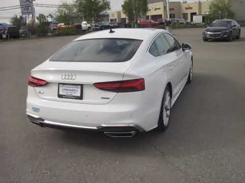 2024 white /black Audi A5 Premium S line 45 TFSII quattro (WAUFACF54RA) with an 2.0L L4 DOHC 16V TURBO engine, 7A transmission, located at 9530 Old Seward Highway, Anchorage, AK, 99515, (907) 349-3343, 61.134140, -149.865570 - Nice 2024 Audi A5 Premium Pluss Sportback AWD come take a test drive - Photo#1