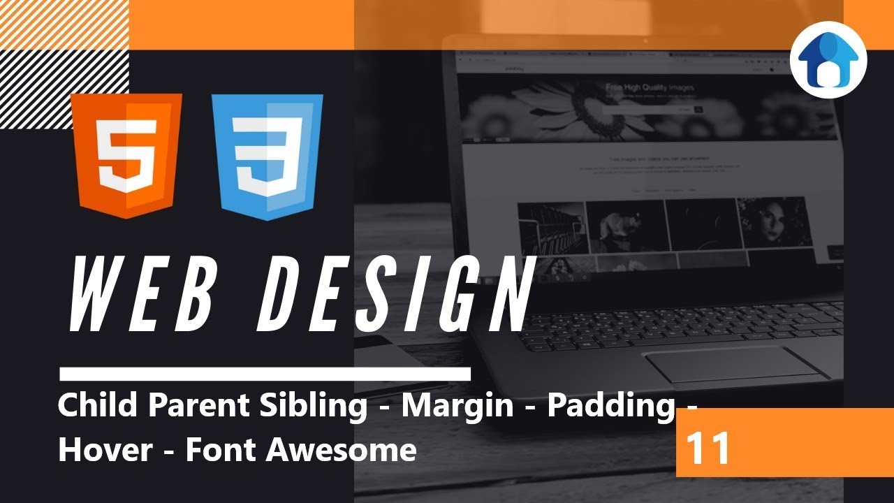 11  Child Parent Sibling   Margin   Padding   Hover   Font Awesome