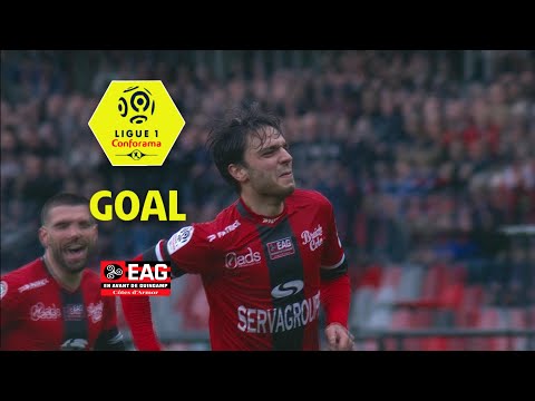 Goal Clément GRENIER (55') / EA Guingamp - Girondins de Bordeaux (2-1) (EAG-GdB) / 2017-18