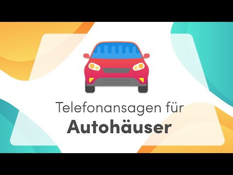 🚗 Telefonansagen für Autohaus & Werkstatt | telefonansagen.de