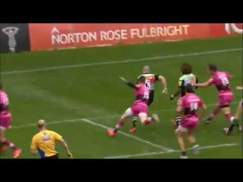 Harlequins simple set piece try vs London Welsh 2014