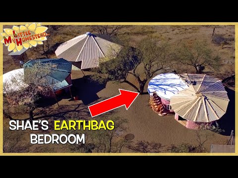 Patio Roofing and Some Loose Ends  | Shae's Earthbag Bedroom | Weekly Peek Ep120