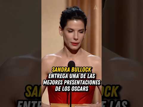 Sandra Bullock da una de las mejores presentaciones en los Oscars 🌟🏆 │ ByCrisZ Cine #shorts
