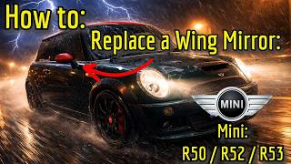 How To: Replace a Wing Mirror on a MINI R50 / R52 or R53 - Quick & Easy (3 or 5 Pin Mirror)