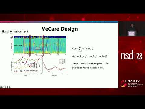 NSDI '23 - VeCare: Statistical Acoustic Sensing for Automotive In-Cabin Monitoring