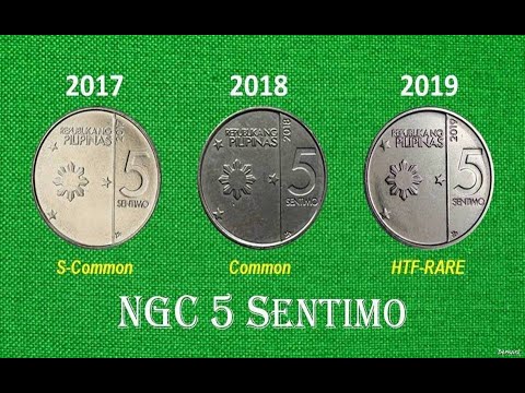 2019 NGC 5 Sentimo HARD TO FIND Rare coin with FREEBIES..