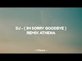 DJ - (IM SORRY GOODBYE) REMIX ATHENA