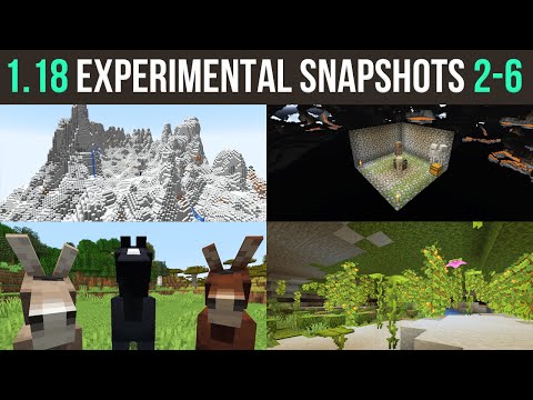 Minecraft 1.18 Experimental Snapshots 2-6 + 1.19 News!