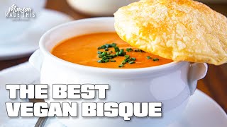 Best Vegan Soup! Easy Plant-Based Roasted Butternut Squash Bisque "en Croute" - Holiday Side Dish!