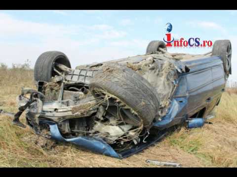 Accident cu BMW cu 3 victime pe DJ Vrani - Ciortea CS 5 oct