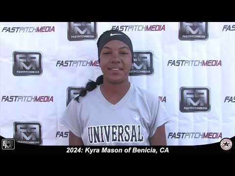 2024 Kyra Mason Slapper, Outfield and Shortstop Softball Skills Video Committed Columbia University
