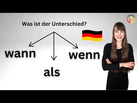 When, if, or as? - Usage, tips, and examples 💪#learngerman #learngerman #germancourse