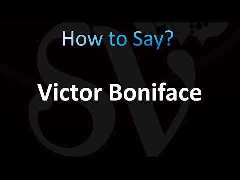 How to Pronounce Victor Boniface (CORRECTLY!)