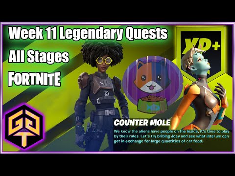How to Complete Week 11 Legendary Quests Challenges All 6 Stages Slone Joey Epic Fortnite Season 7