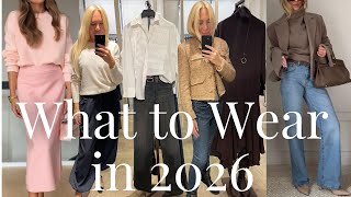 FASHION TRENDS FOR 2026 OUTFIT IDEAS & INSPIRATION
