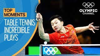 Top Crazy Table Tennis Rallies at the Olympics  To