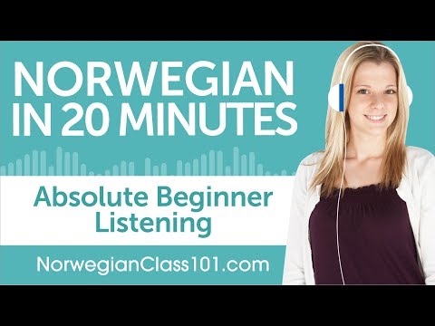 20 Minutes of Norwegian Listening Comprehension for Absolute Beginner