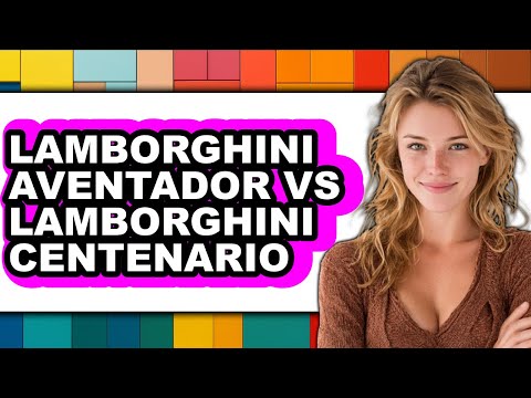 Lamborghini Aventador vs Lamborghini Centenario - Full Comparison