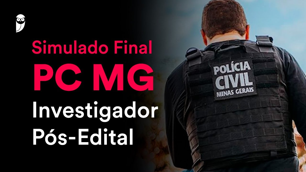 Simulado Final PC MG - Investigador - Pós-Edital - Correção