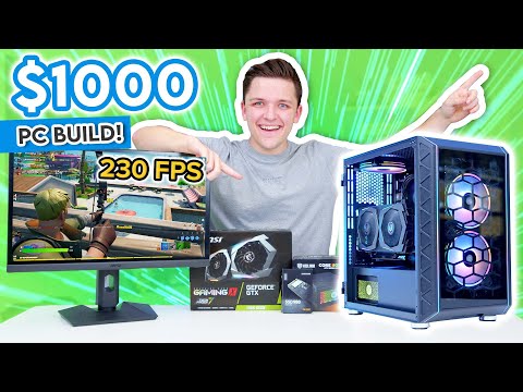 Best $1000 Gaming PC Build 2021/22! [Full Build Guide w/ 1080p Gaming Benchmarks!]