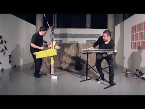 The wonderful Wladigeroff Brothers perform using my "music instruments" at my diploma show