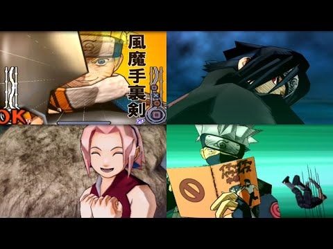 Naruto Ultimate Ninja 2 (PS2) Ultimate Jutsus 1080p HD