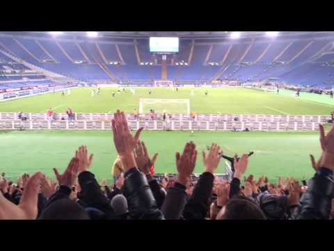 curva nord (noi siamo i bianco-blu s.s.Lazio) irriducibili stadio formello lotito vattene