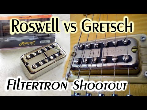 Roswell vs. Gretsch Filtertron // Pickup Shootout!