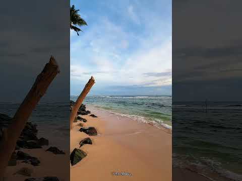 සින්දුවට ගැලපෙනම Video එක සෙට් වුනාම #beach #madiha #srilanka #beachsrilanka #sunset
