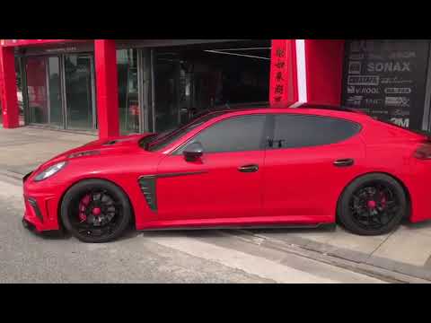 porsche panamera body kit front bumper after bumper side skirts