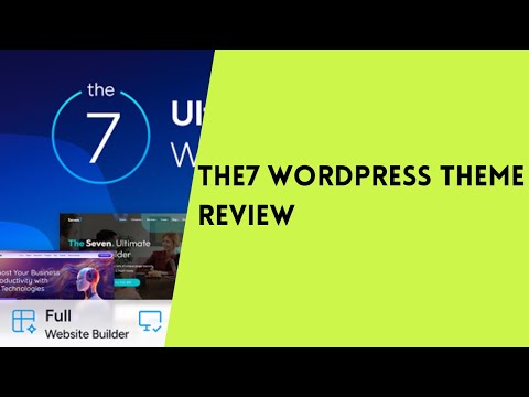 🥇 THE7 WORDPRESS THEME REVIEW | WORDPRESS THEME