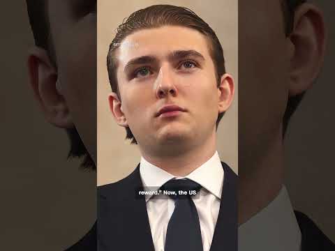 Chilling Video From Iran Places $10 Million Bounty On Barron Trump